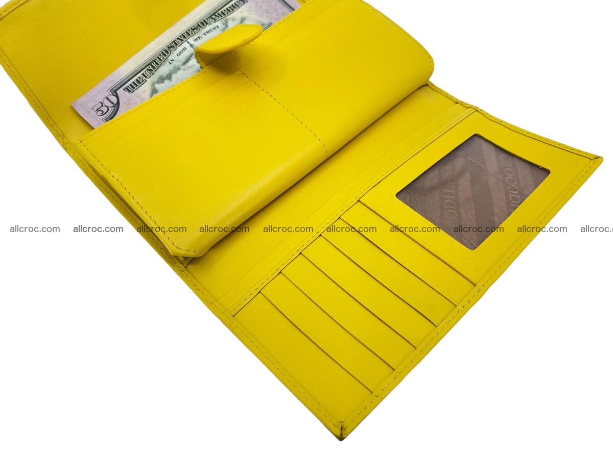 Women crocodile skin long wallet 2148 Foto 8