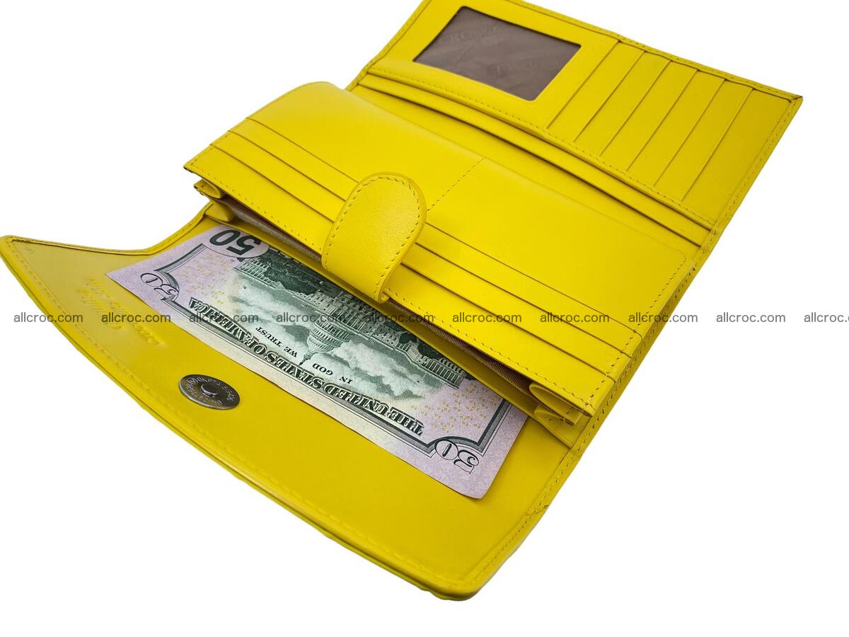 Women crocodile skin long wallet 2148 Foto 10