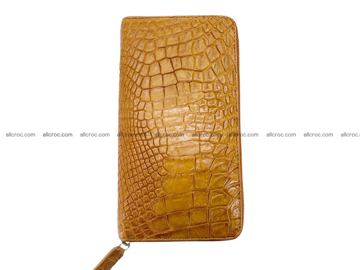 Zip crocodile skin wallet 2036 Foto 4