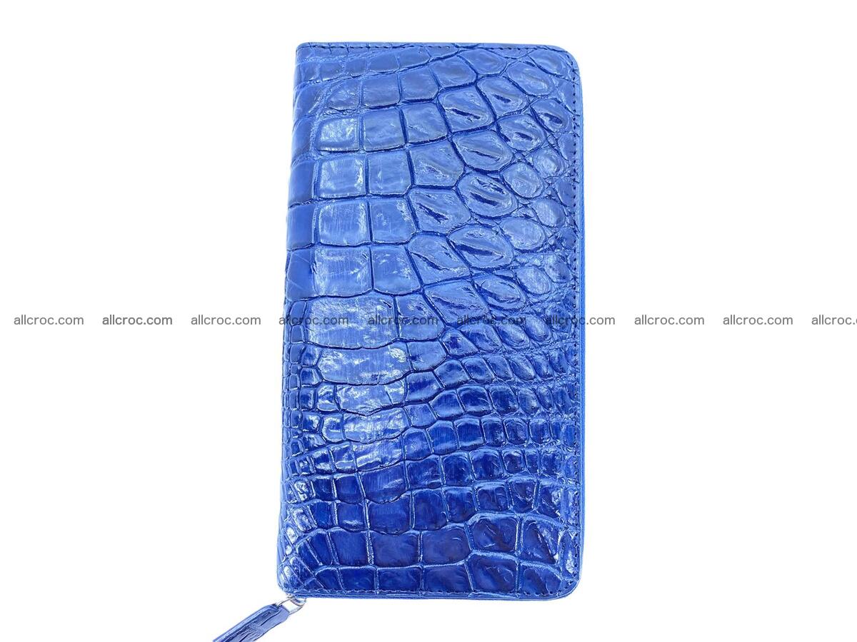 Zip crocodile skin wallet 2037 Foto 4