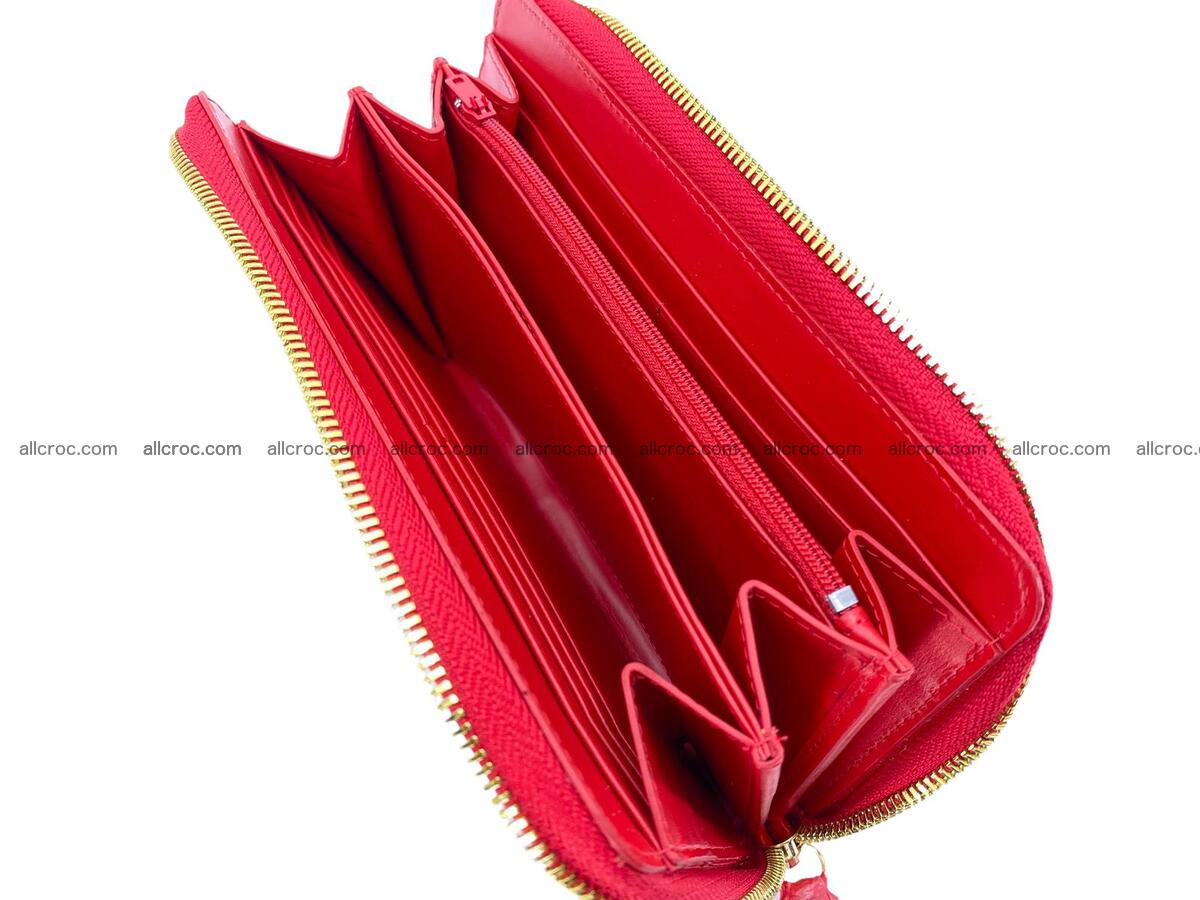 Zip crocodile skin wallet 2030 Foto 6