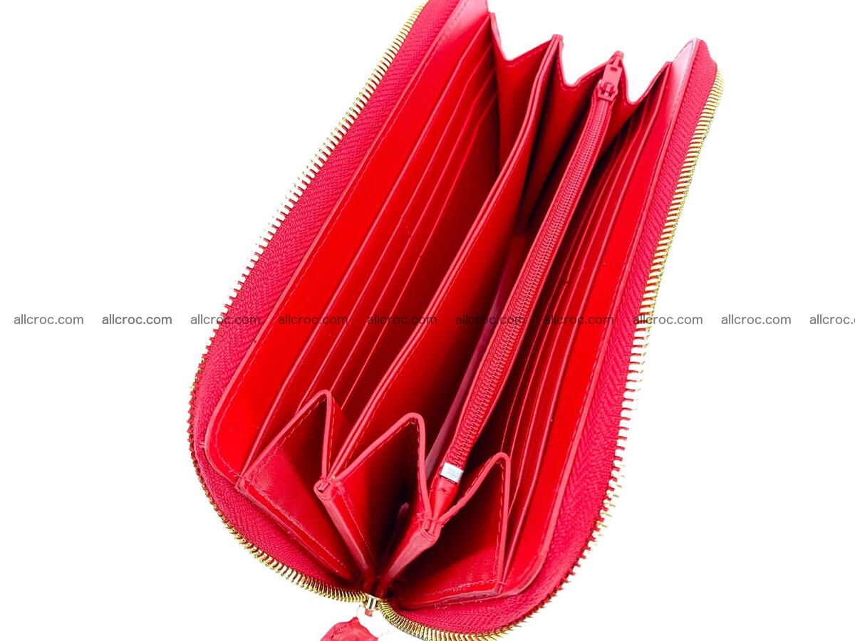 Zip crocodile skin wallet 2030 Foto 5