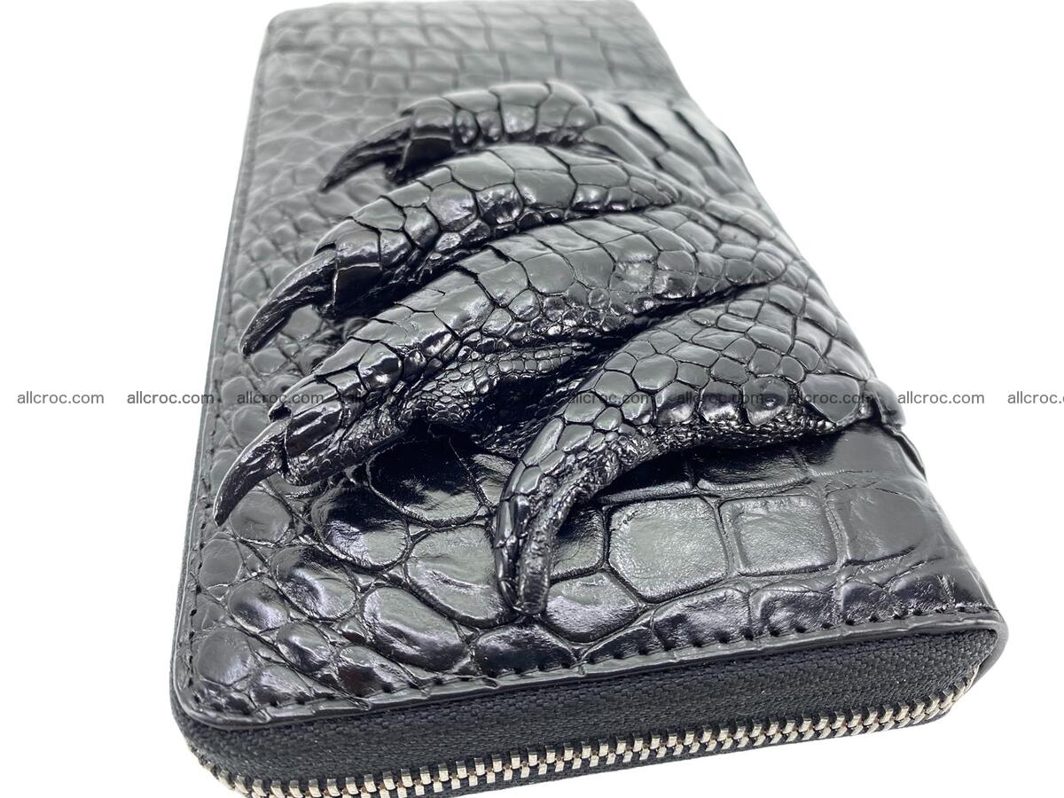 Zip crocodile skin wallet 2038 Foto 4