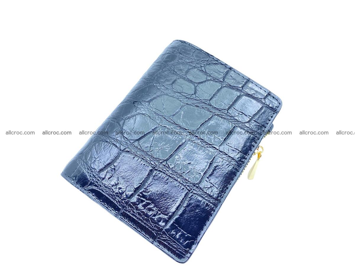 Vertical crocodile skin wallet 1722 Foto 0