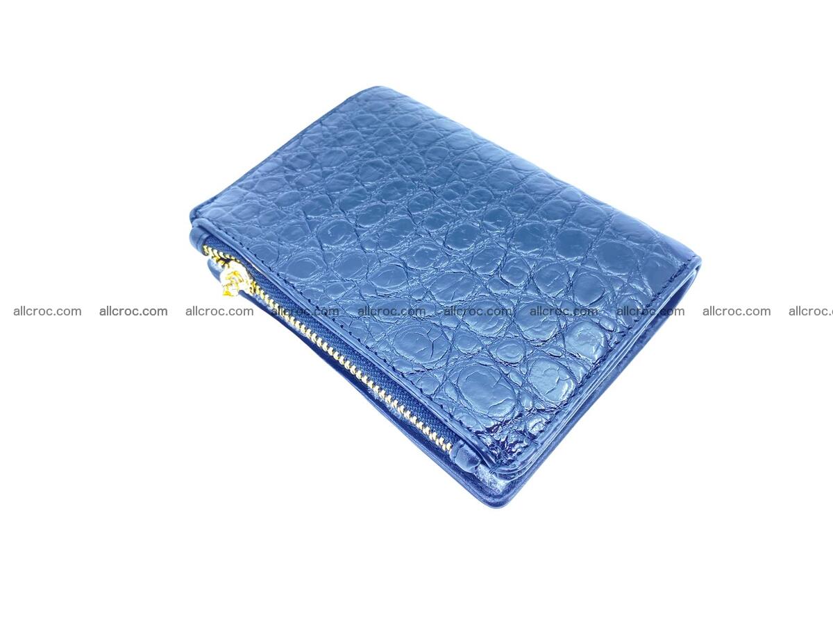 Vertical crocodile skin wallet 1722 Foto 4
