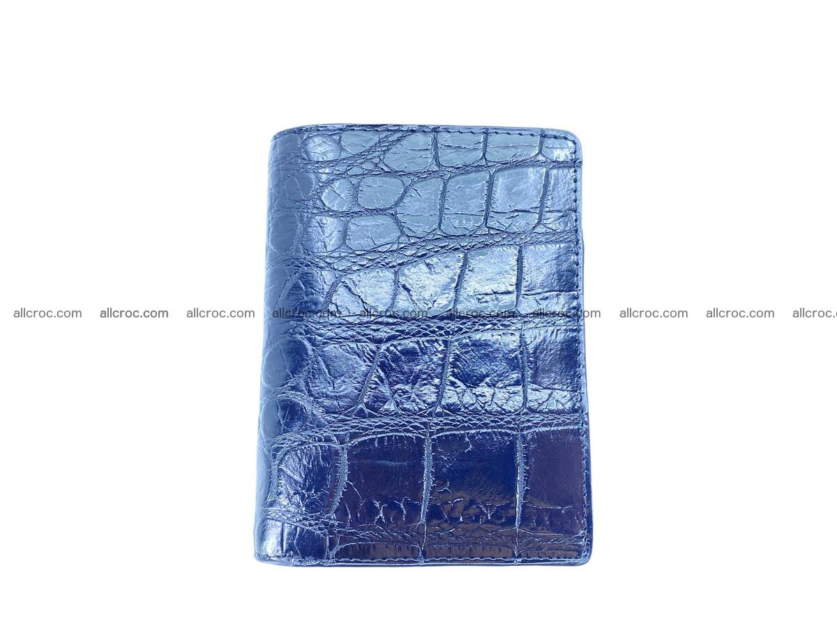 Vertical crocodile skin wallet 1722 Foto 5