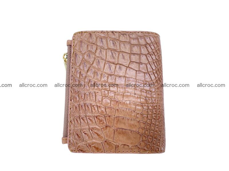 Vertical crocodile skin wallet 1725