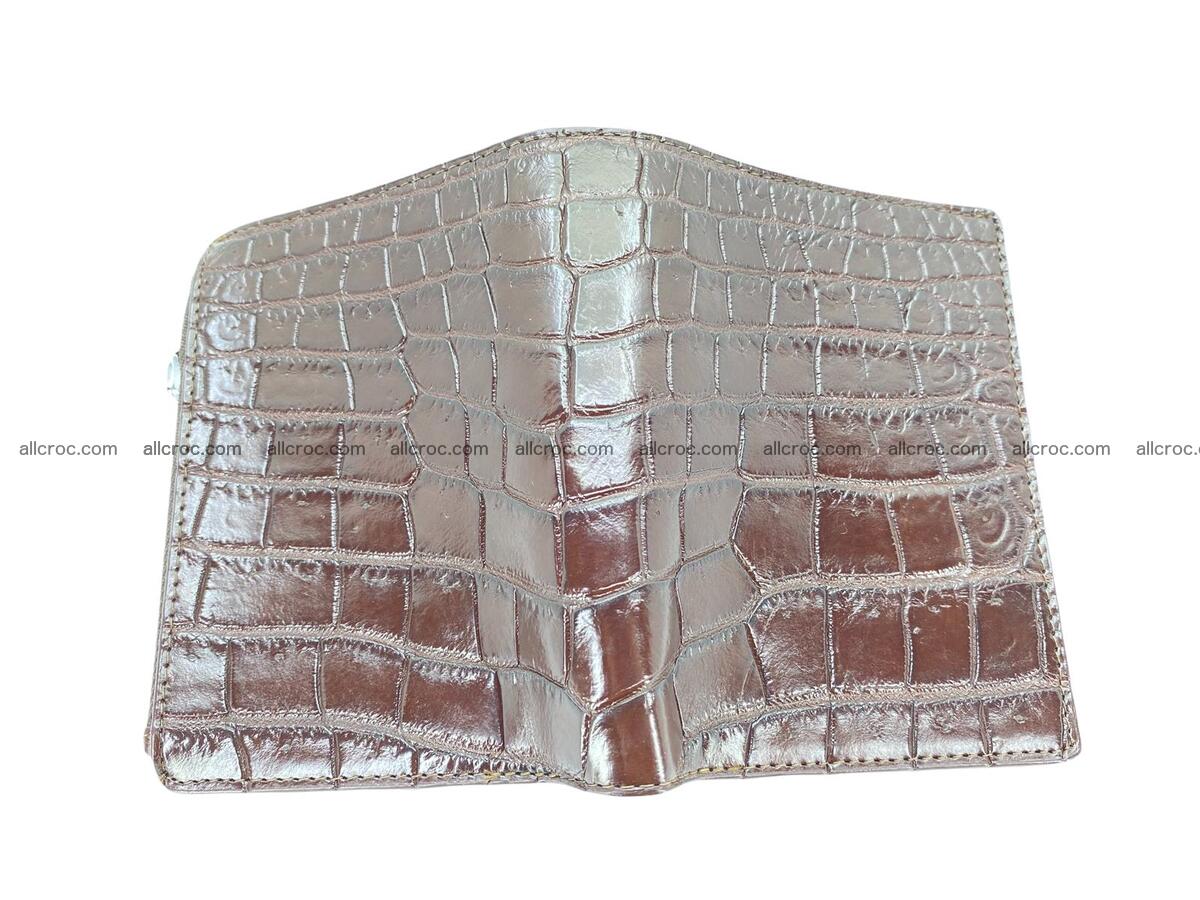Vertical crocodile skin wallet 1721 Foto 5