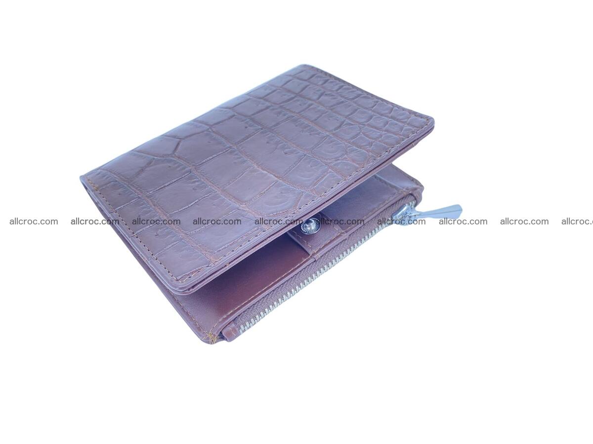 Vertical crocodile skin wallet 1721 Foto 0