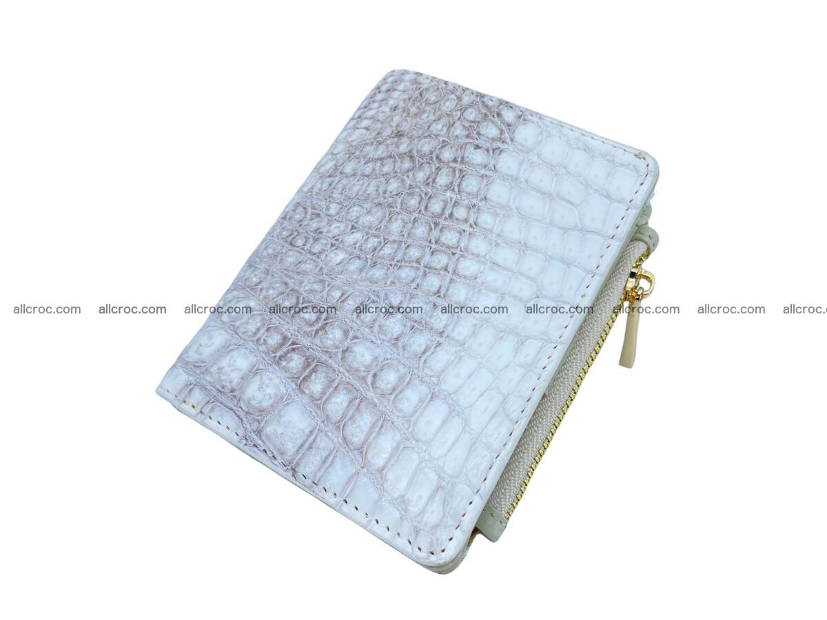 Vertical crocodile skin wallet 1728 Foto 2