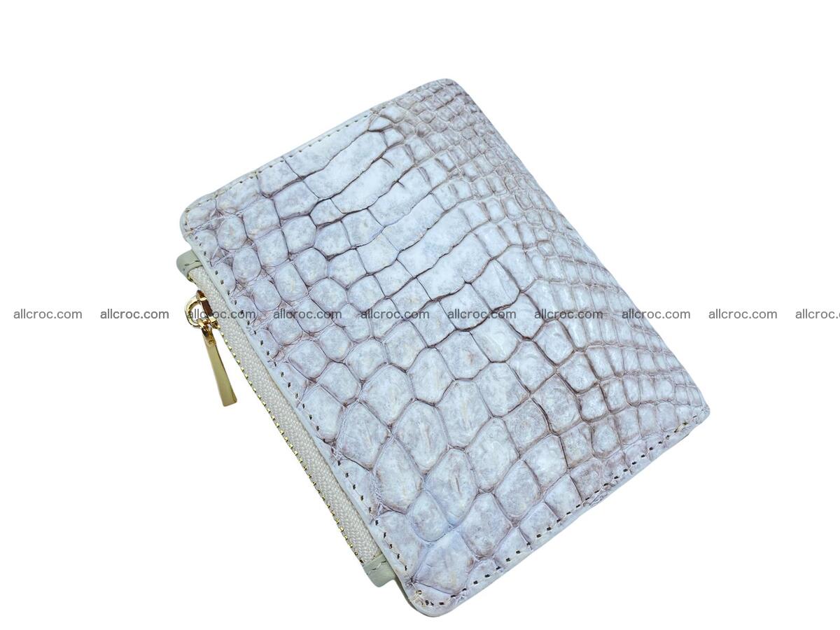 Vertical crocodile skin wallet 1728 Foto 0