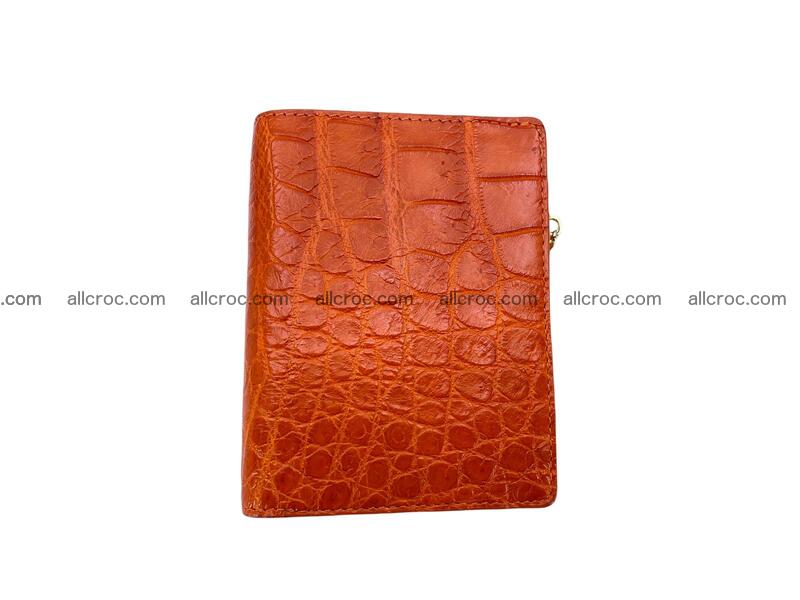 Vertical crocodile skin wallet 1727