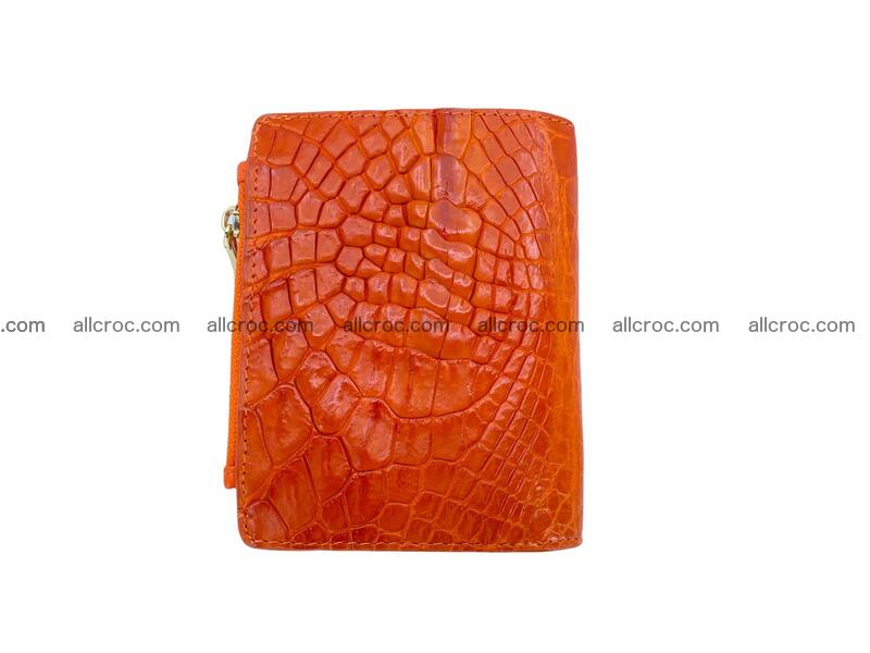 Vertical crocodile skin wallet 1727