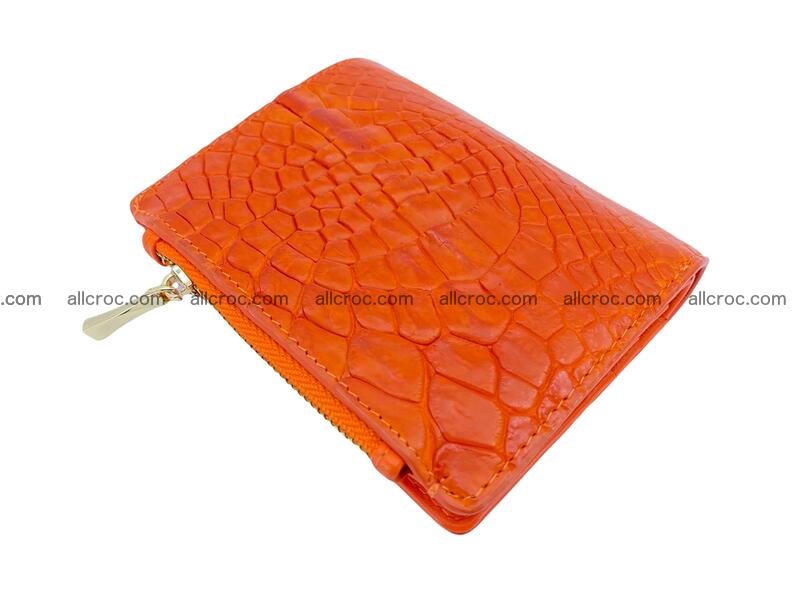 Vertical crocodile skin wallet 1727