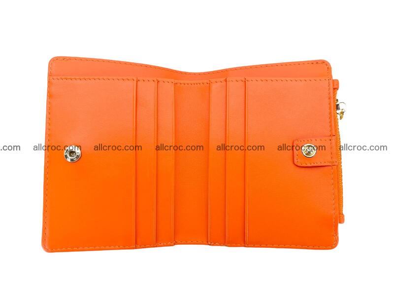 Vertical crocodile skin wallet 1727