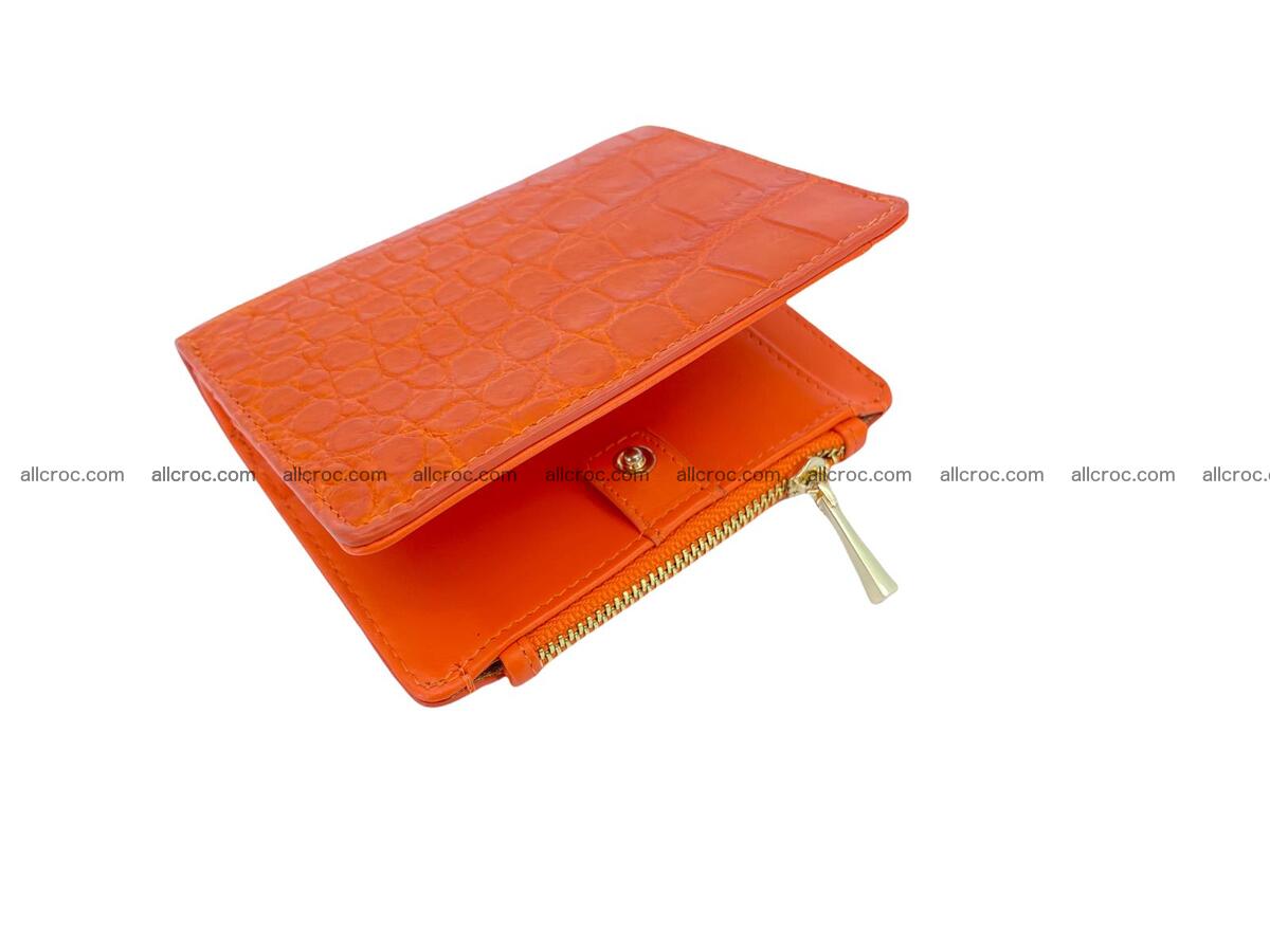 Vertical crocodile skin wallet 1727 Foto 0
