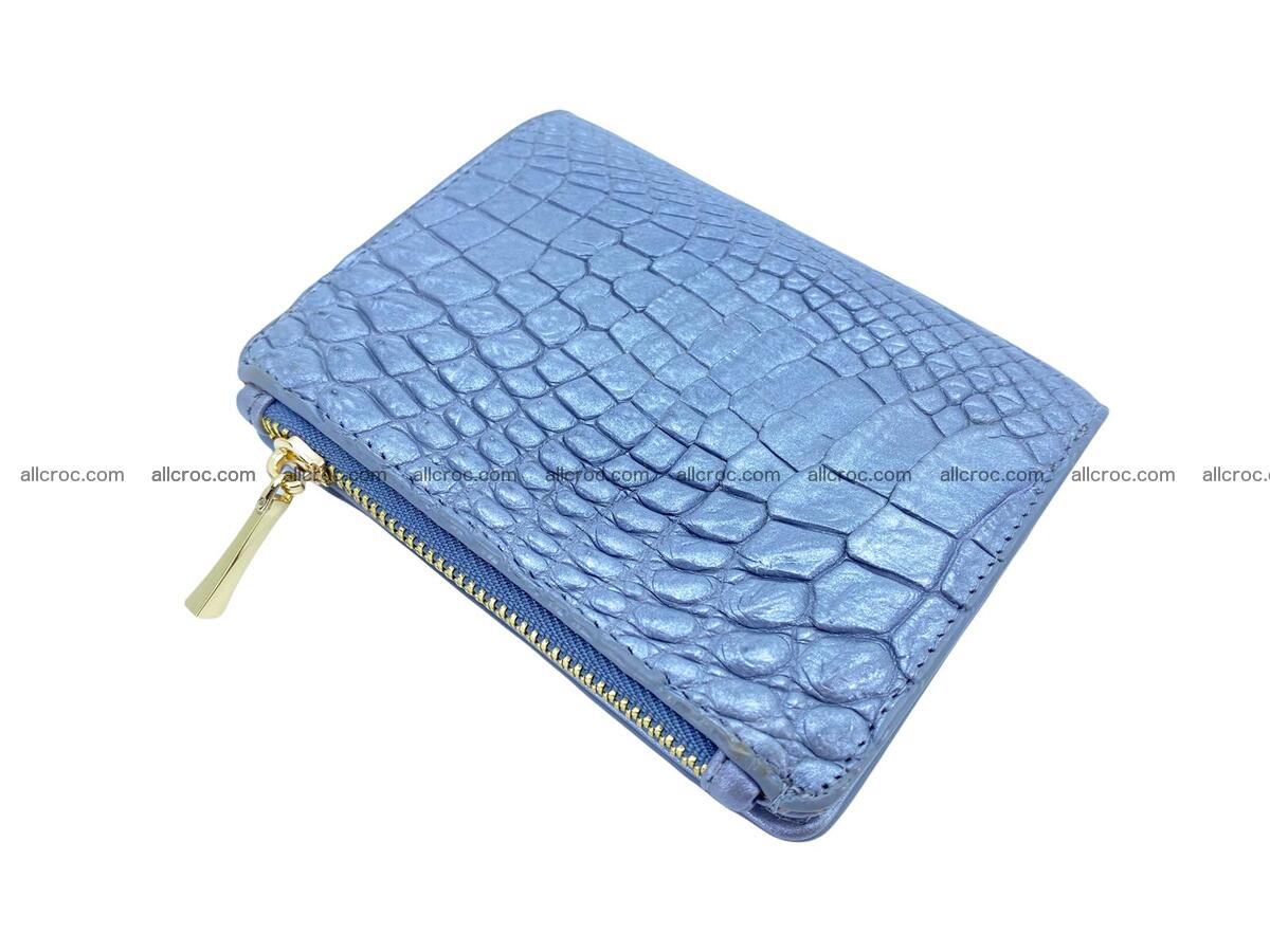 Vertical crocodile skin wallet 1729 Foto 0