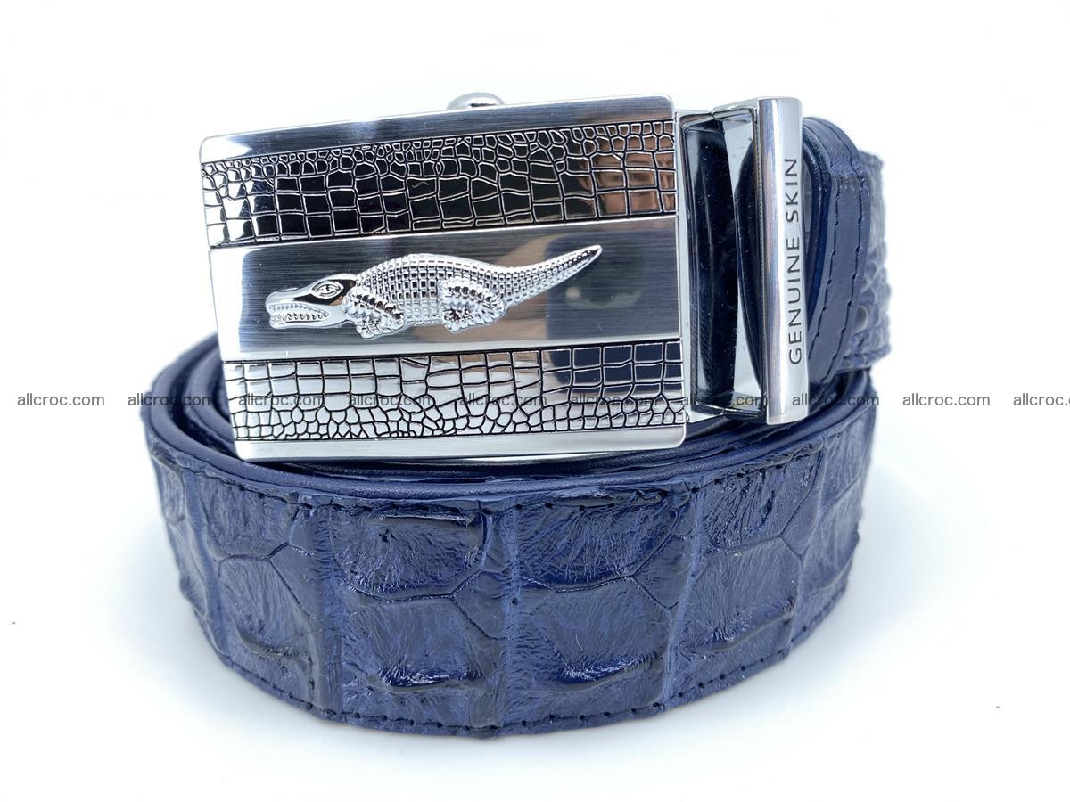 Crocodile leather hornback belt 714 Foto 0