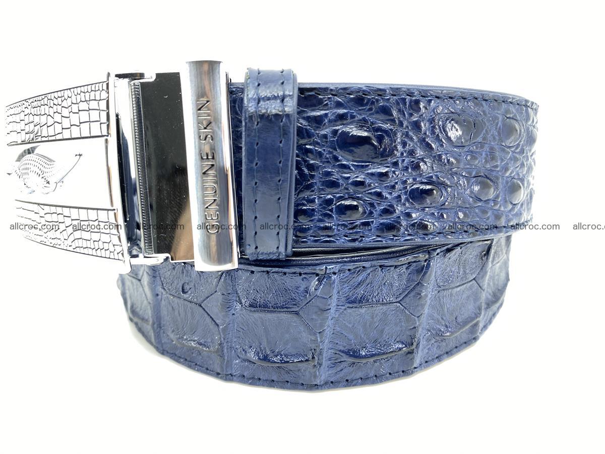 Crocodile leather hornback belt 714 Foto 1