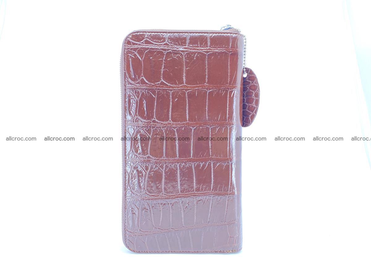 Crocodile skin zip wallet 1647 Foto 4