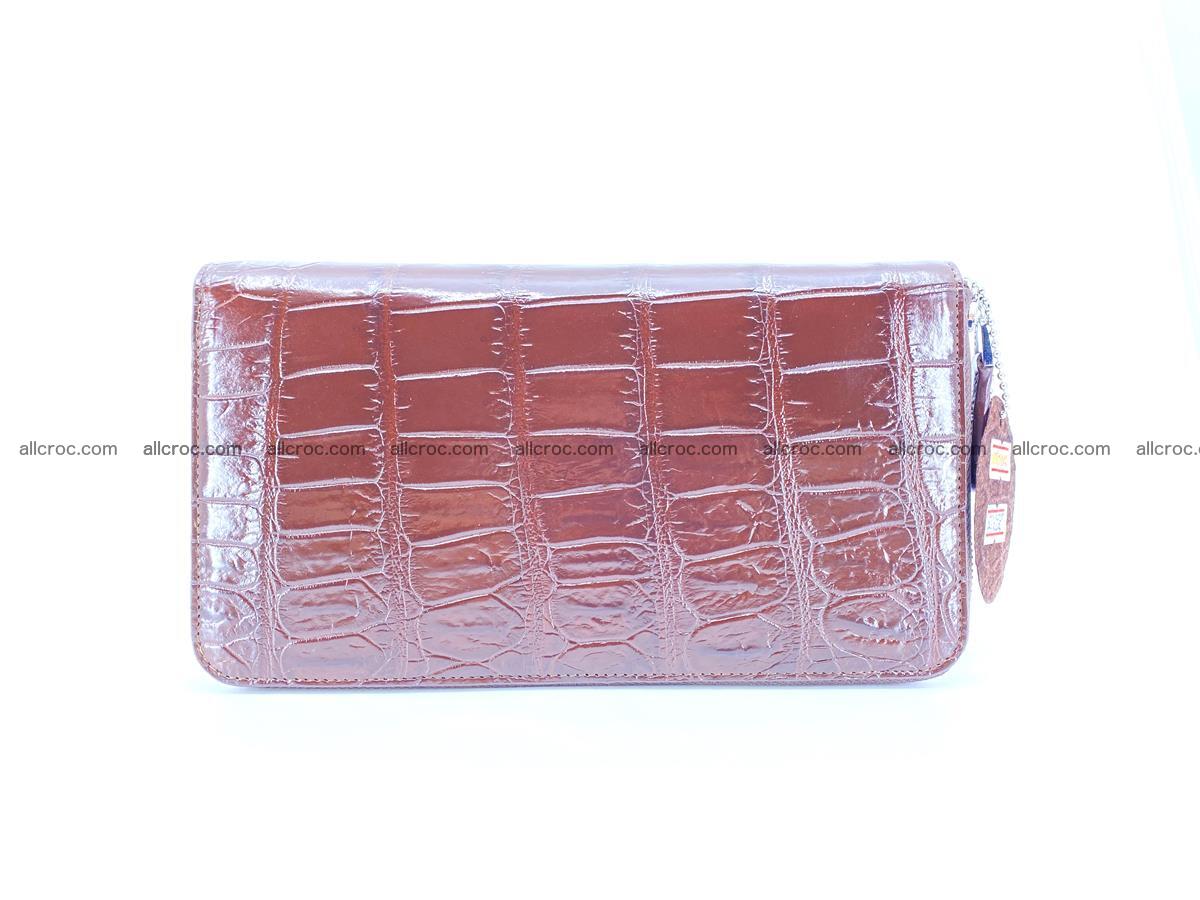 Crocodile skin zip wallet 1647 Foto 2