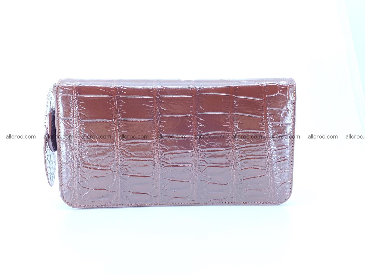 Crocodile skin zip wallet 1647 Foto 3