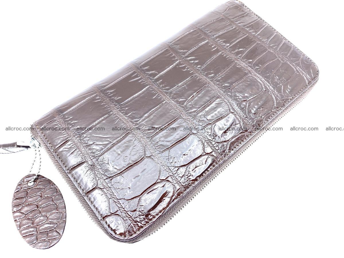 Crocodile skin zip wallet 1647 Foto 5