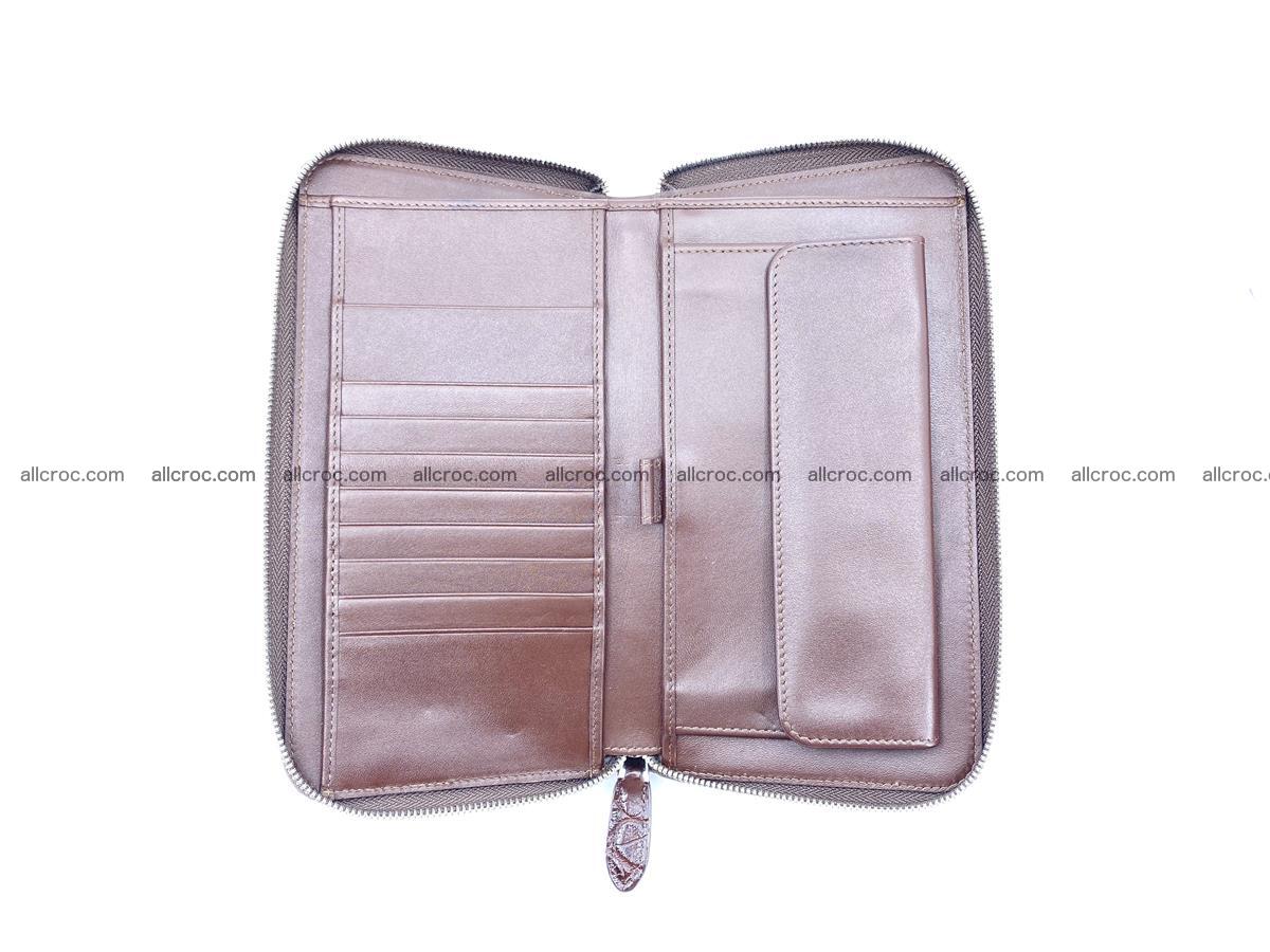Crocodile skin zip wallet 1647 Foto 9