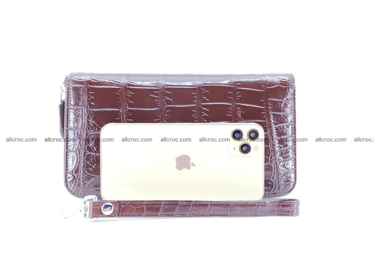 Crocodile skin zip wallet 1647 Foto 7