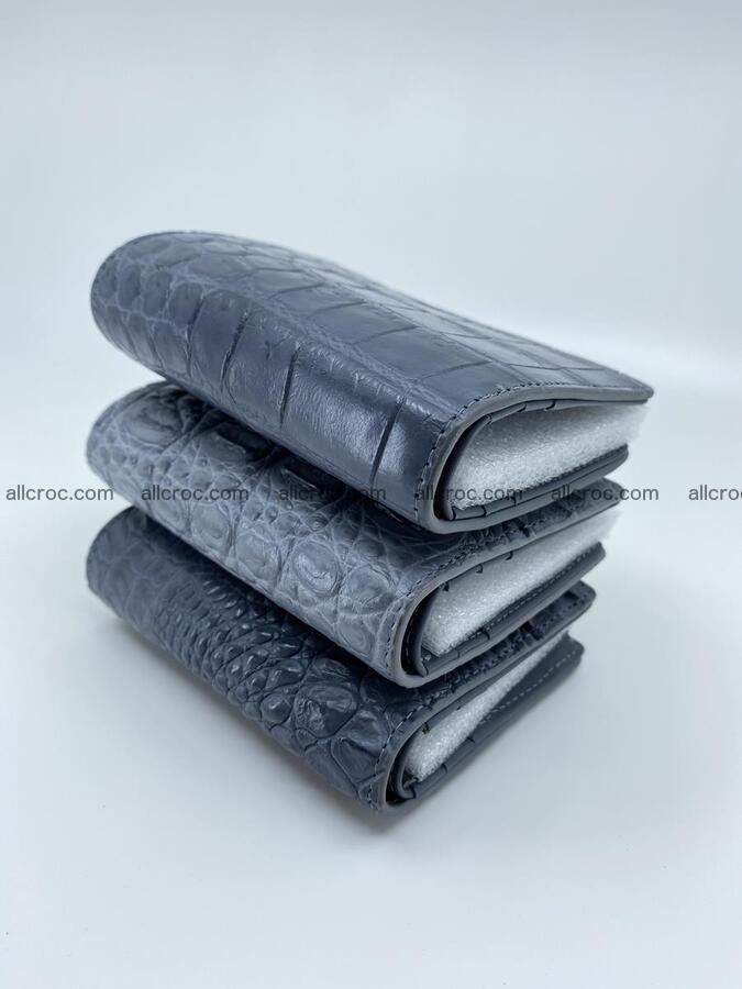 Crocodile leather vertical wallet HK 636 Foto 9