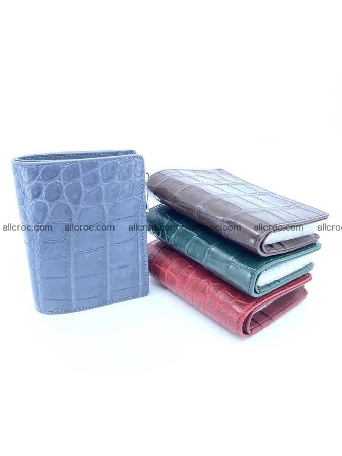 Crocodile leather vertical wallet HK 636 Foto 8
