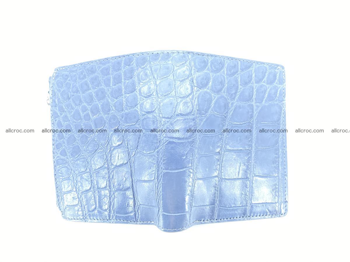 Crocodile leather vertical wallet HK 636 Foto 2