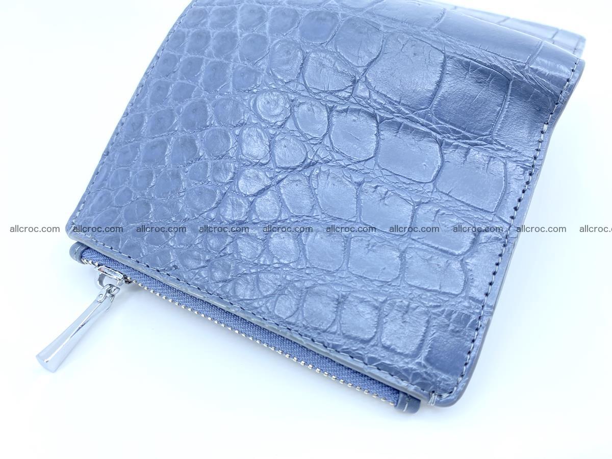 Crocodile leather vertical wallet HK 636 Foto 3