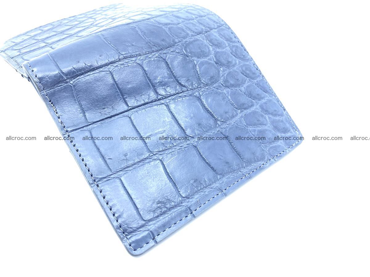 Crocodile leather vertical wallet HK 636 Foto 4