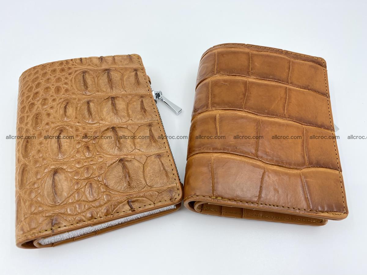 Crocodile leather vertical wallet HK 637 Foto 8