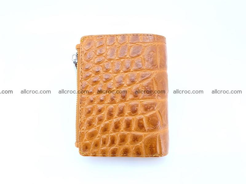 Crocodile leather vertical wallet HK 637