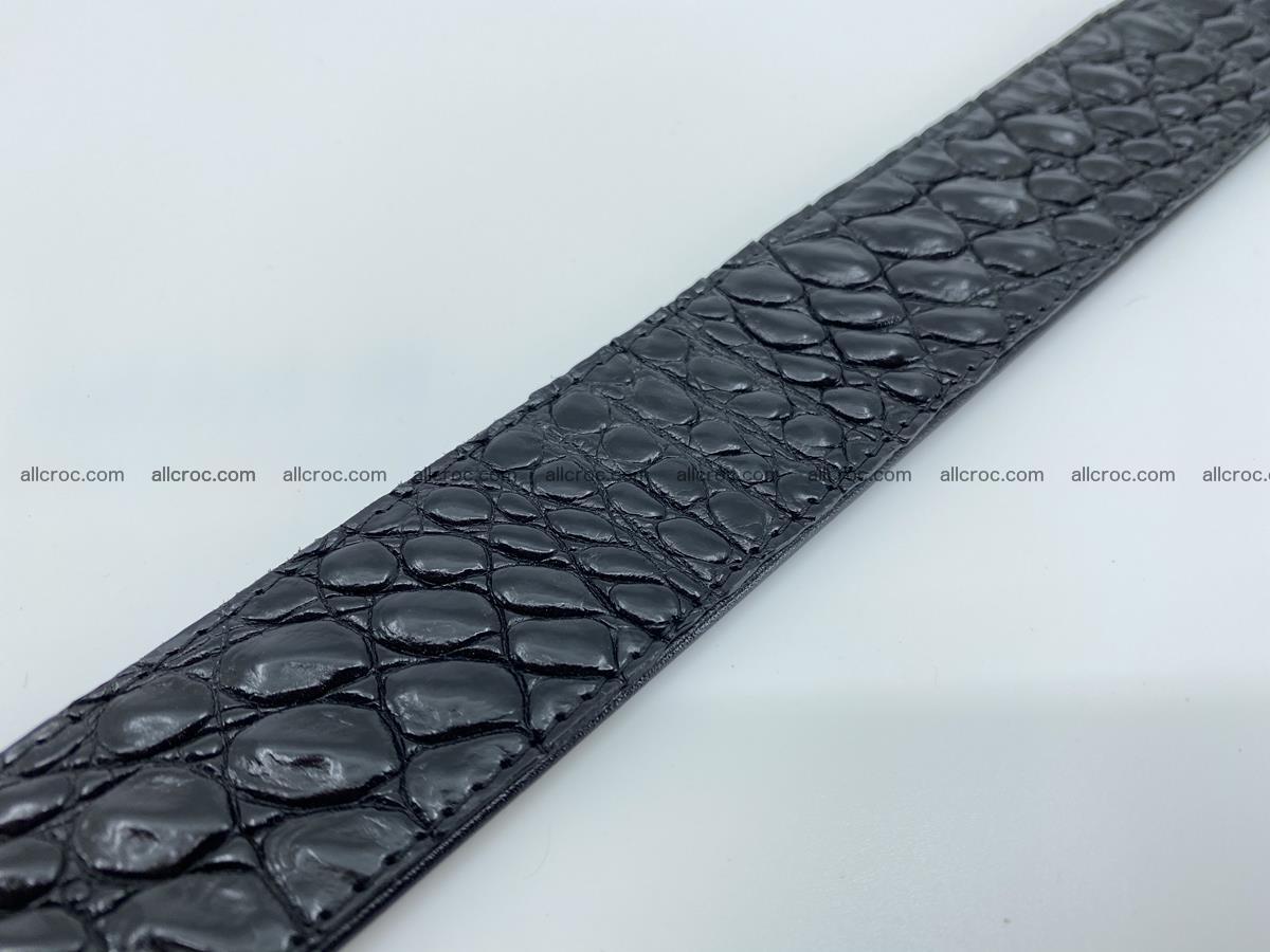 Crocodile leather belt 730 Foto 9