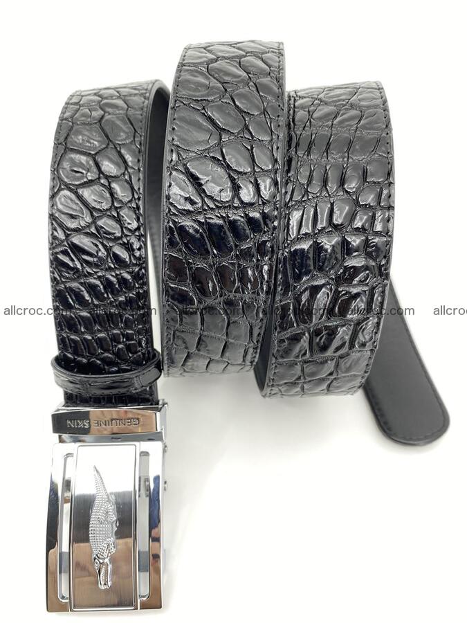 Crocodile leather belt 728 Foto 4