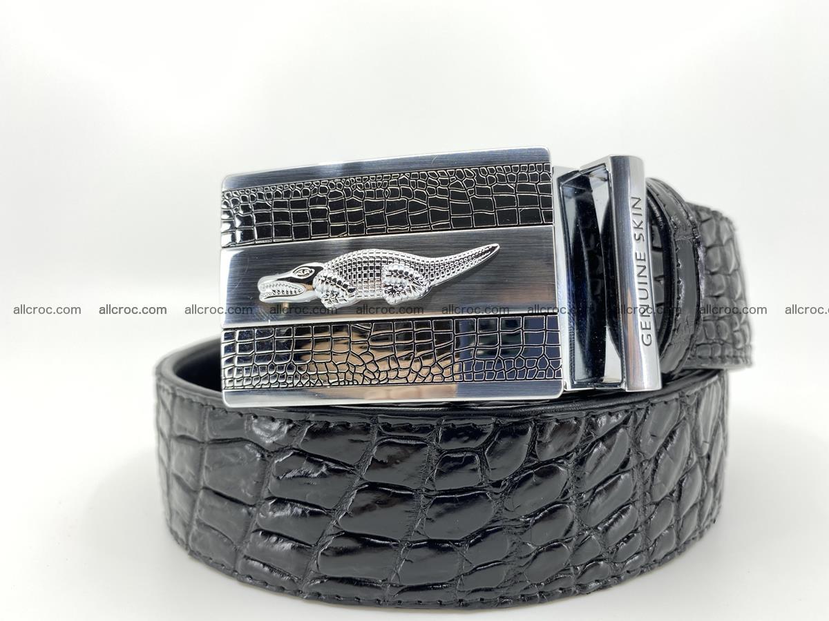 Crocodile leather belt 726 Foto 0