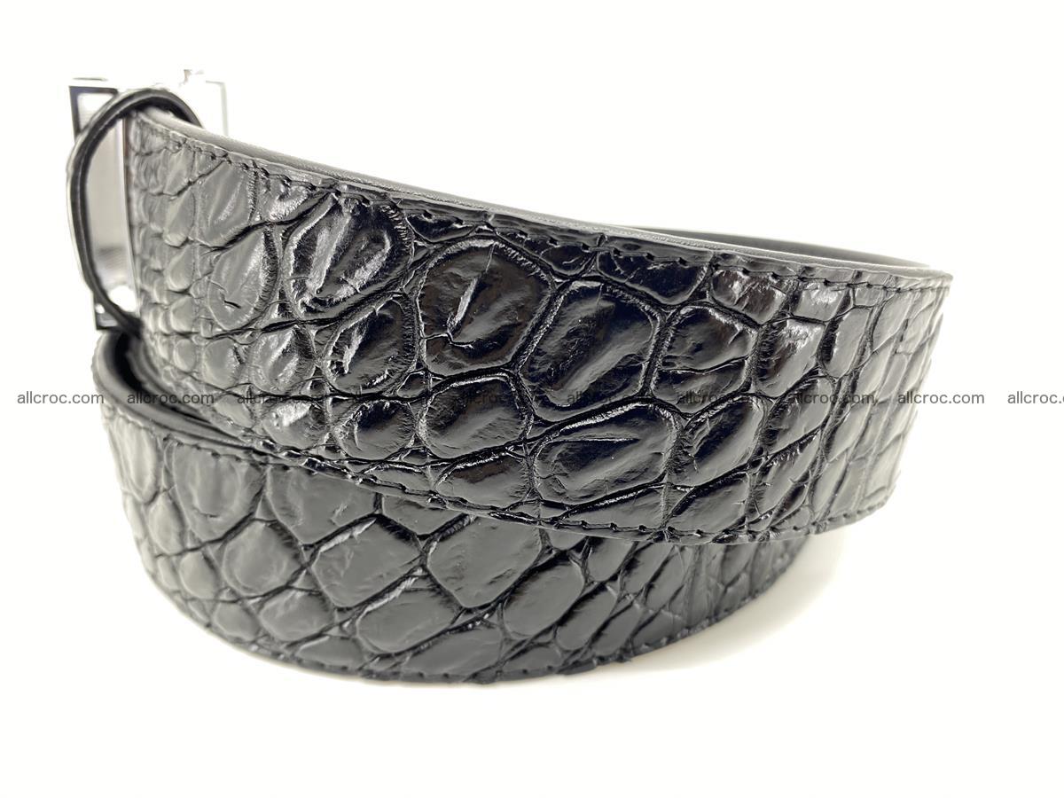 Crocodile leather belt 726 Foto 1