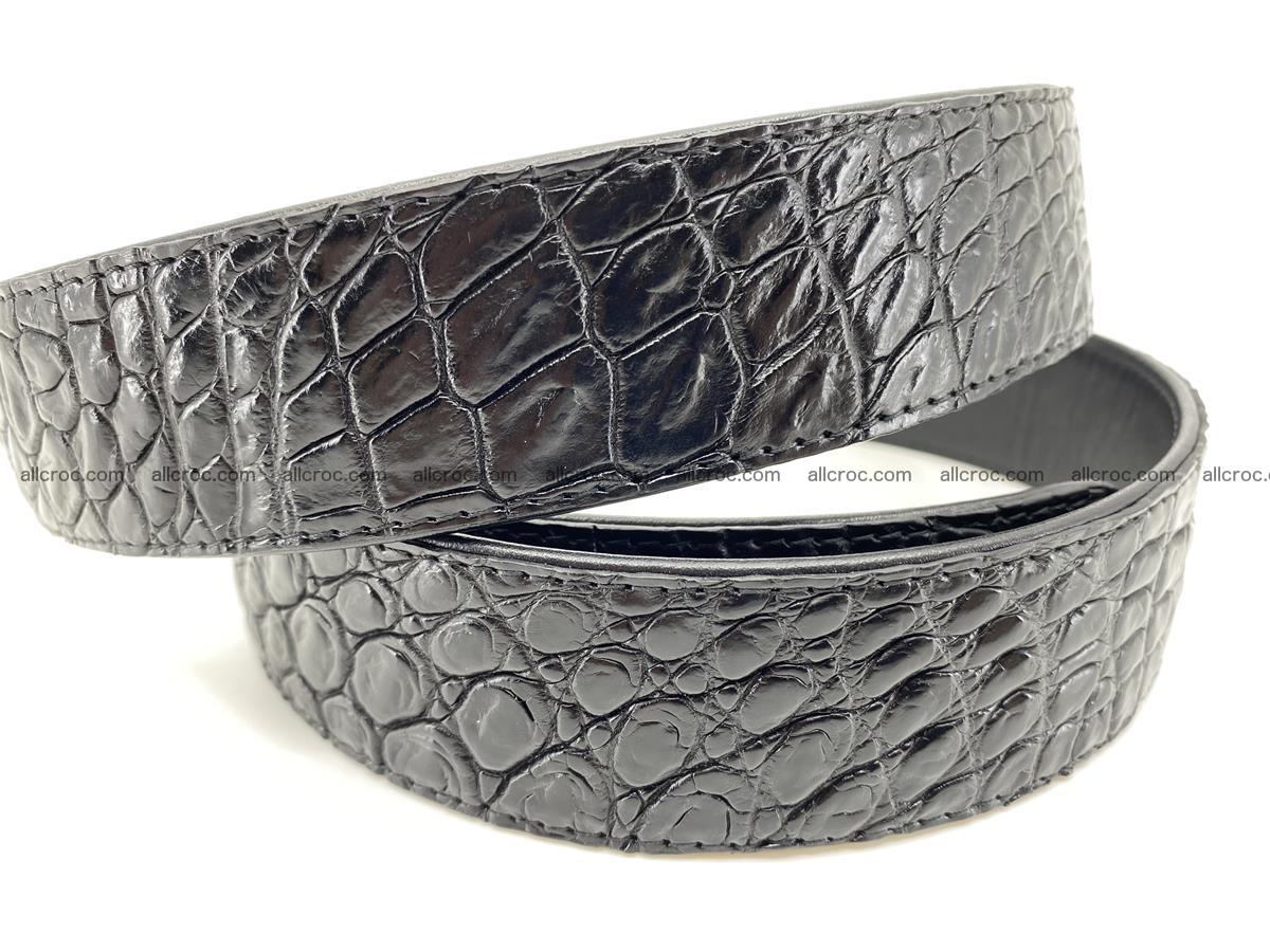 Crocodile leather belt 726 Foto 3