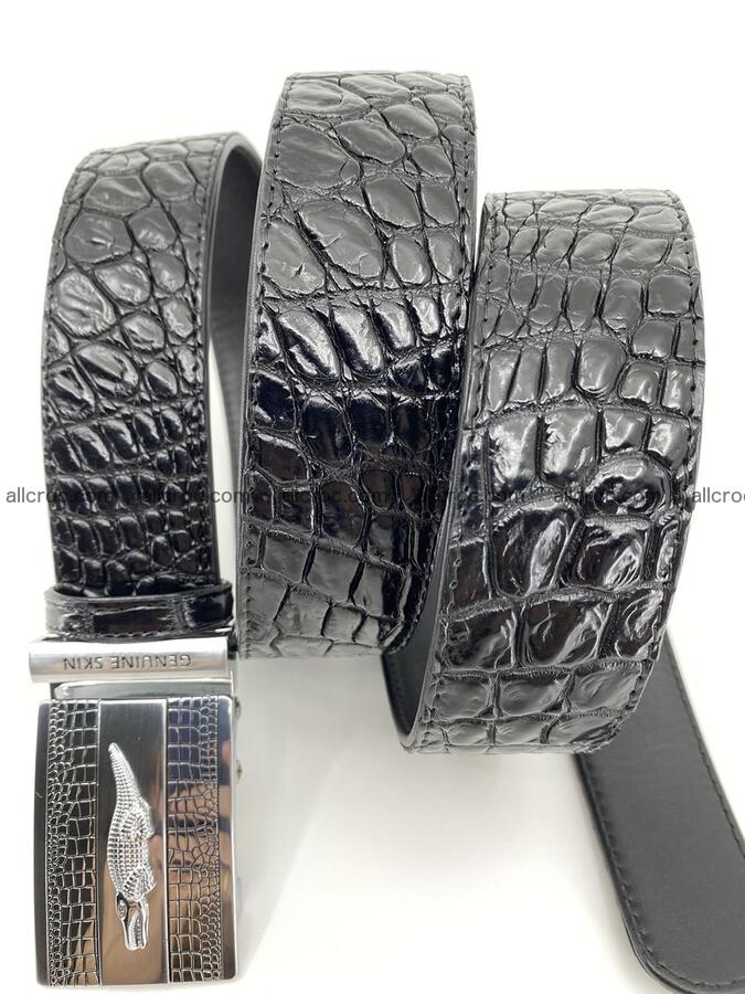 Crocodile leather belt 726 Foto 4