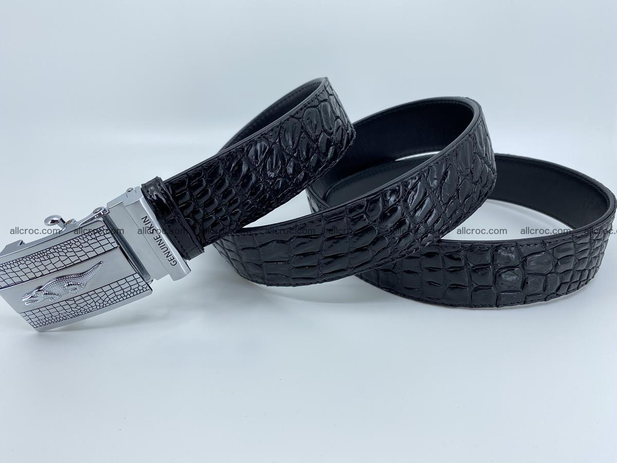 Crocodile leather belt 726 Foto 5