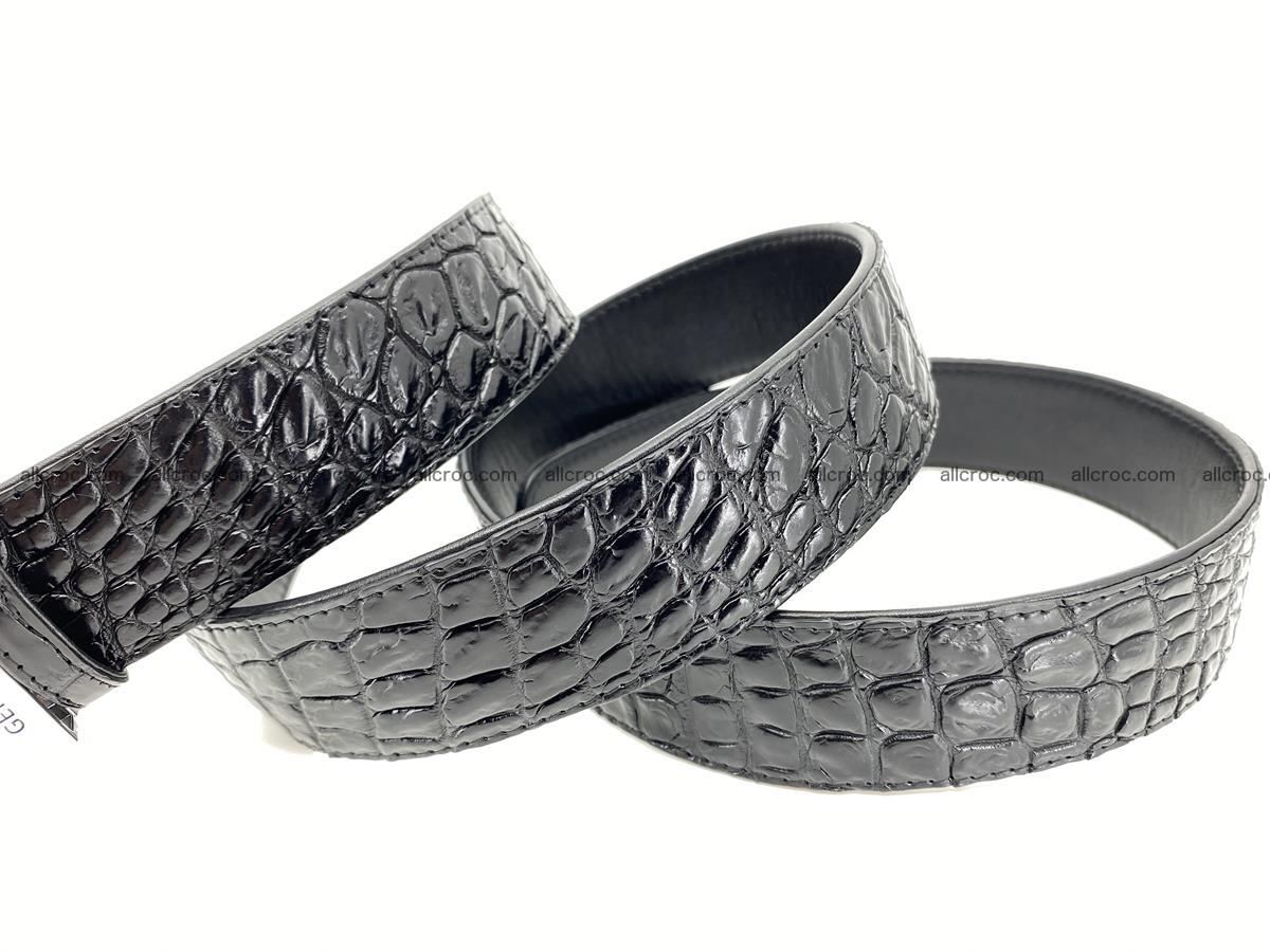 Crocodile leather belt 726 Foto 6