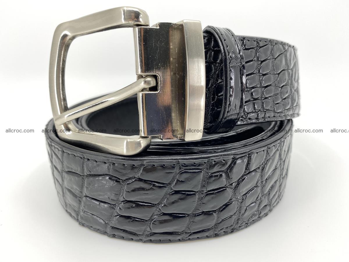 Crocodile leather belt 732 Foto 0