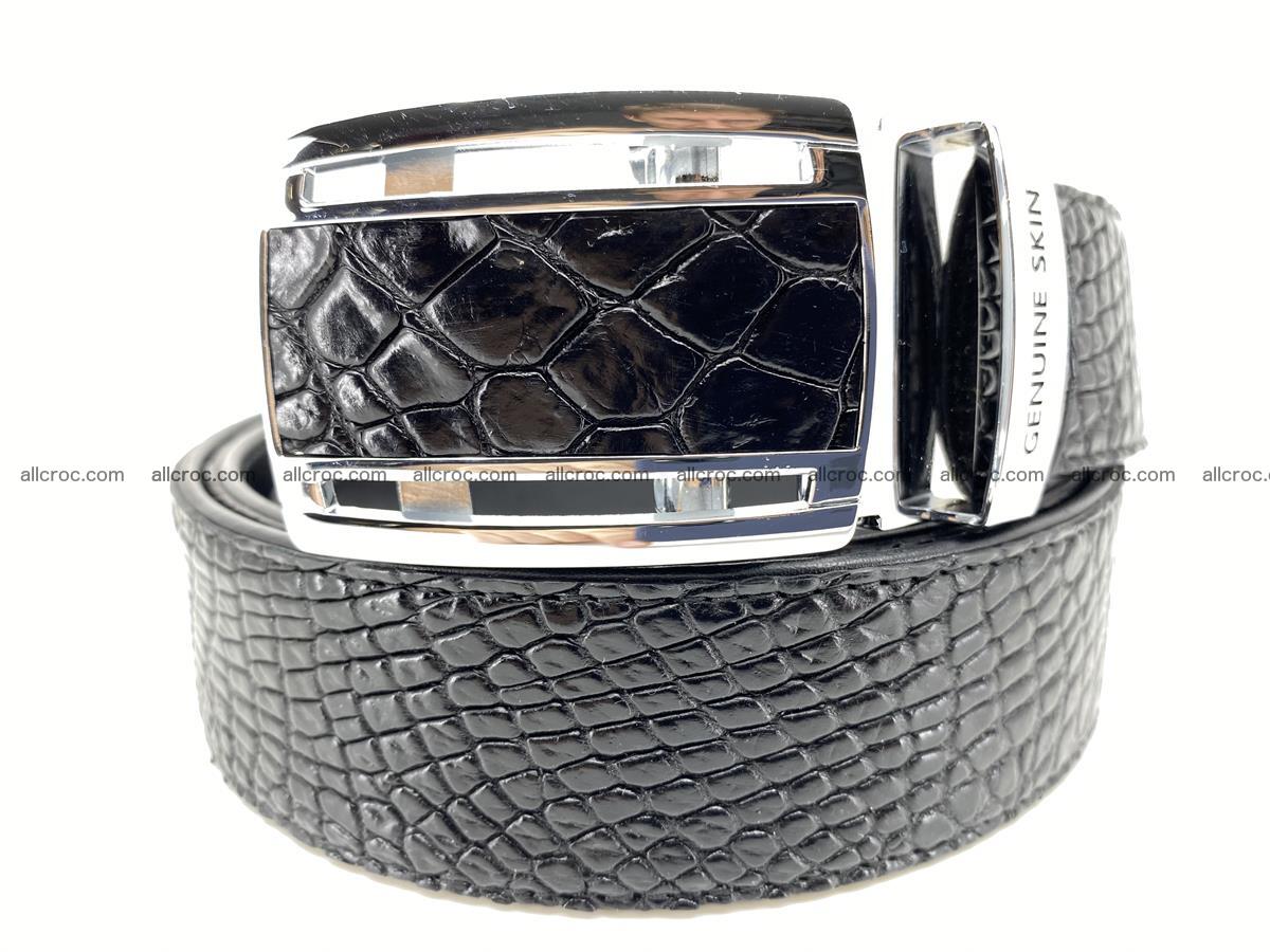 Crocodile leather belt 734 Foto 0