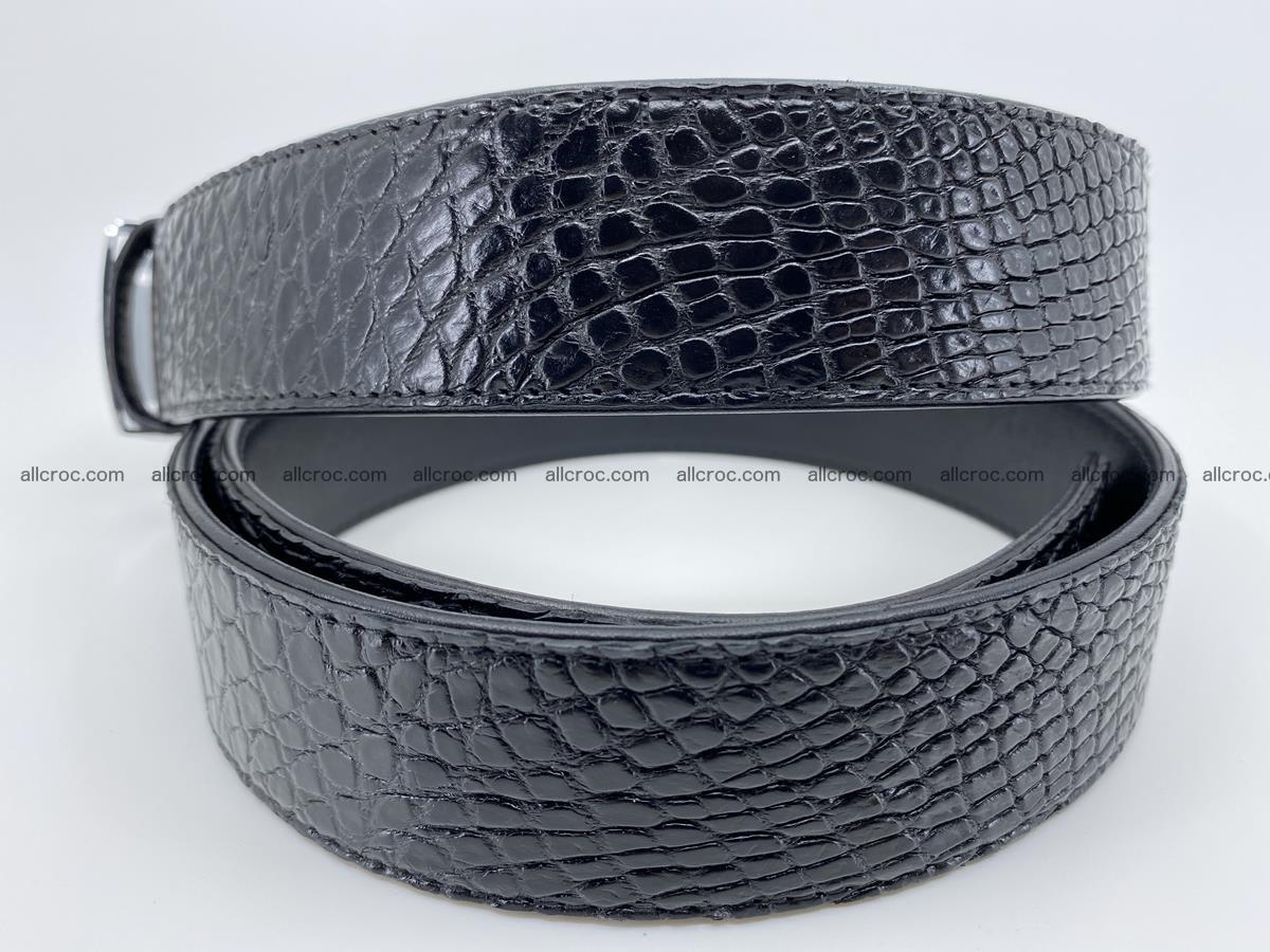 Crocodile leather belt 742 Foto 5