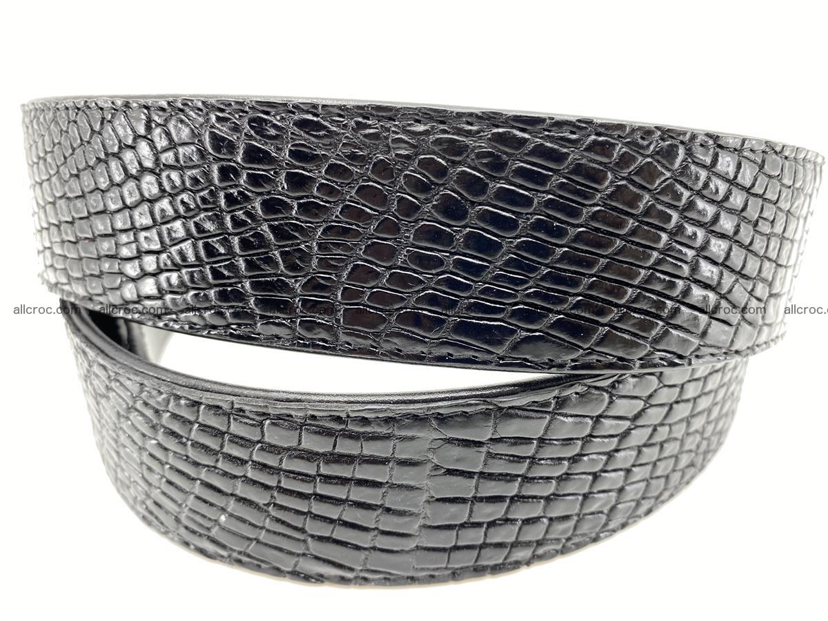 Crocodile leather belt 734 Foto 3