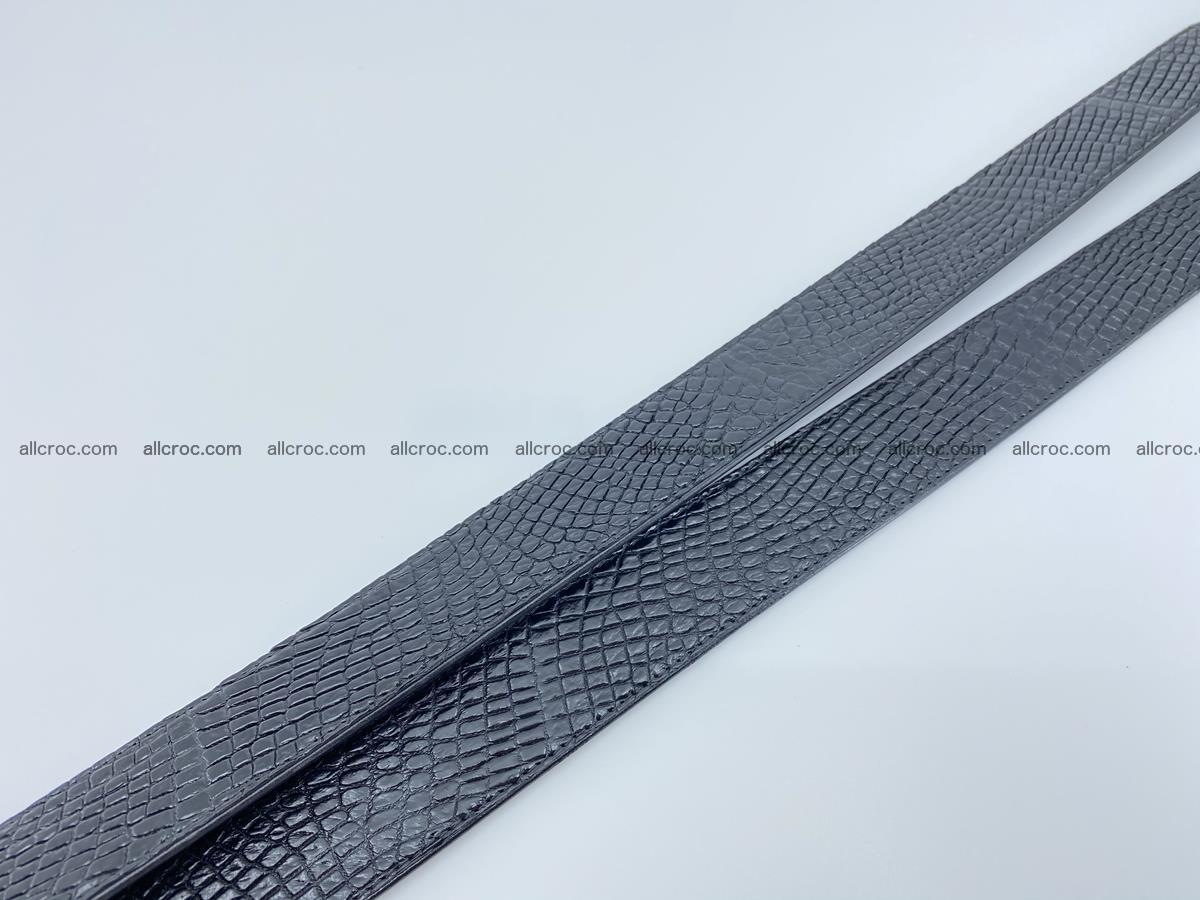 Crocodile leather belt 738 Foto 11