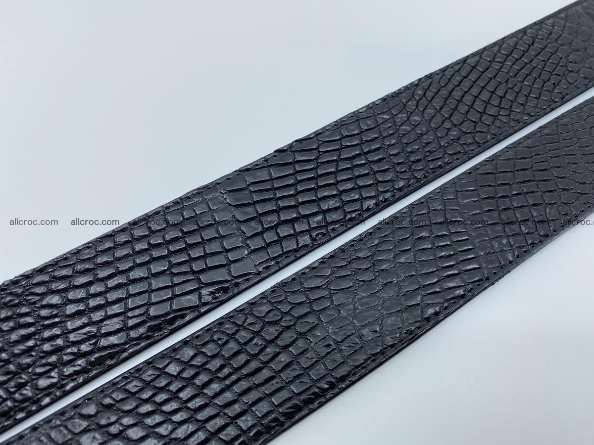 Crocodile leather belt 734 Foto 10